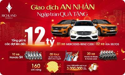 Richland Residence với loạt ưu đãi ‘khủng’ lên đến 12 tỷ đồng dành cho Khách Hàng