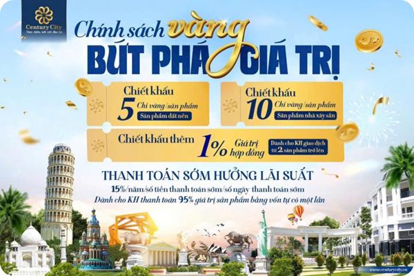 Century City – 26 sản phẩm cuối cùng đất nền, biệt thự, nhà phố sổ hồng riêng sát sân bay Long Thành