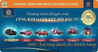 Thể lệ bốc thăm chương trình "tri ân khách hàng" tại Dự Án Century City của Kim Oanh Group