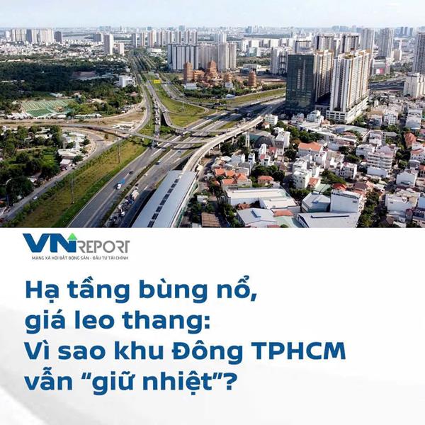 Chỉ 13% căn hộ TP.HCM dưới 50 triệu/m² – Căn hộ Khu Đông giữ nhiệt