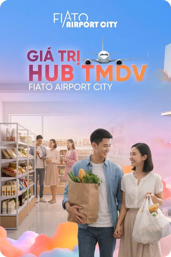 Hub TMDV FIATO Airport City và giá trị “mua 1 được 3”