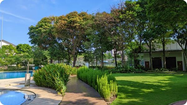 Mảng xanh Eco Xuân – Chuẩn sống sinh thái tại Setia Edenia