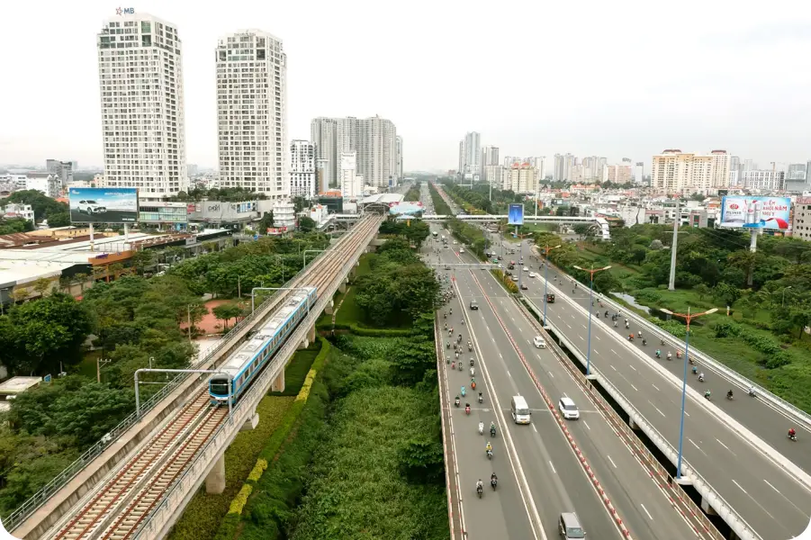 Metro trước nhà, quốc lộ mở rộng: Khu Đông Bắc TP.HCM đón sóng hạ tầng