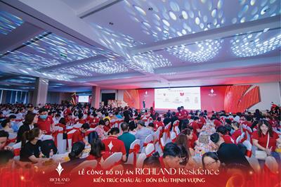 Richland Residence đã khẳng định sức hút lớn với sự kiện mở bán thu hút hơn 2.000 Khách Hàng tham gia