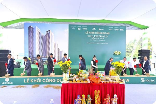 Tập đoàn Lê Phong khởi công The Emerald Garden View – Biểu tượng sống xanh tại cửa ngõ Đông Bắc TP.HCM
