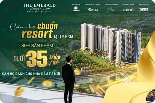 The Emerald Garden View Căn hộ resort, cơ hội đầu tư an toàn tại Thuận An