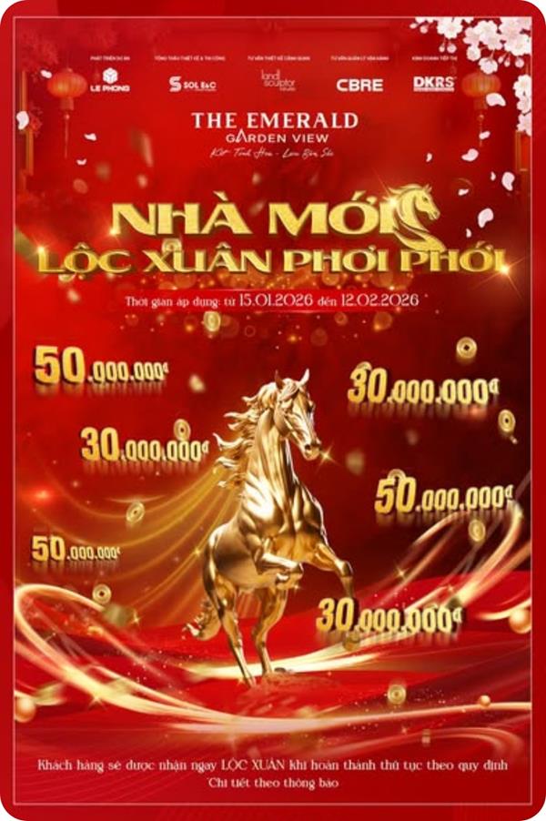 The Emerald Garden View ghi nhận sức hút, triển khai ưu đãi Xuân 2026
