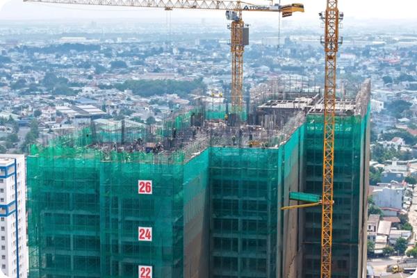 Tiến độ TT AVIO mới nhất: Tháp Avis vươn cao, Orion thi công đồng bộ ngày đêm