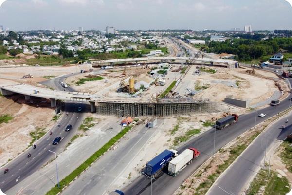 Vành đai 3 TP.HCM đoạn qua Bình Dương tăng tốc thi công, hướng đến mục tiêu thông xe năm 2026