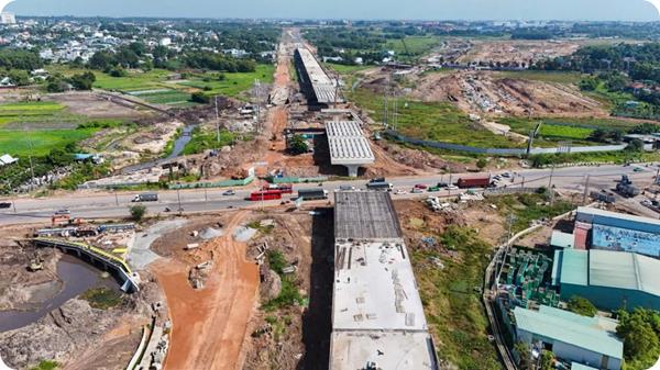Vành đai 3 TPHCM nhìn từ trên cao trước ngày thông xe kỹ thuật 19-12