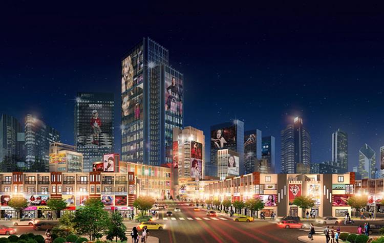 Phối cảnh trung tâm thương mại dự án Đại Phước Center City