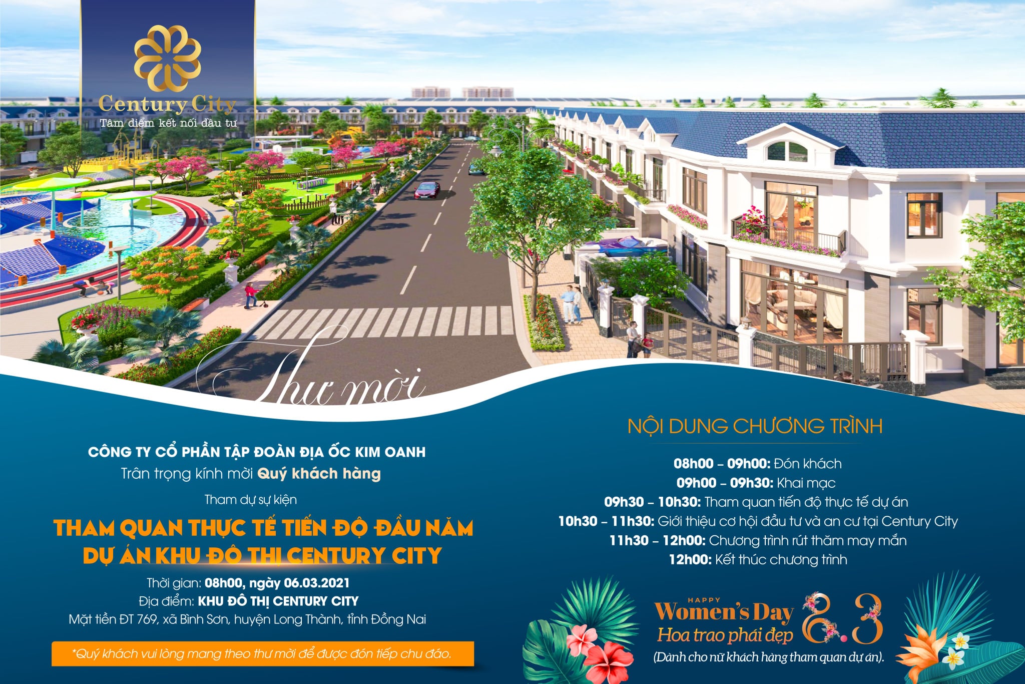 Tham quan thực tế tiến độ đầu năm dự án khu đô thị Century City