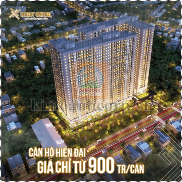 Dự án Căn Hộ Legacy Central của Kim Oanh Group triển khai trên địa bàn Thành Phố Thuận An - Bình Dương.