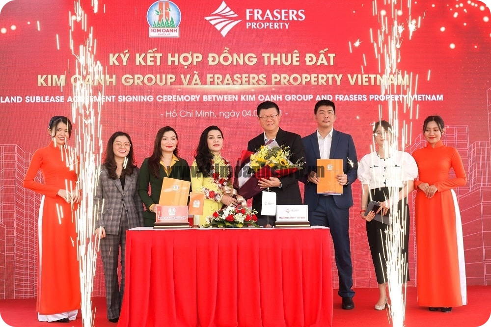 Kim Oanh Group hợp tác cùng Frasers Property Vietnam phát triển dự án khu công nghiệp Nam Kim.