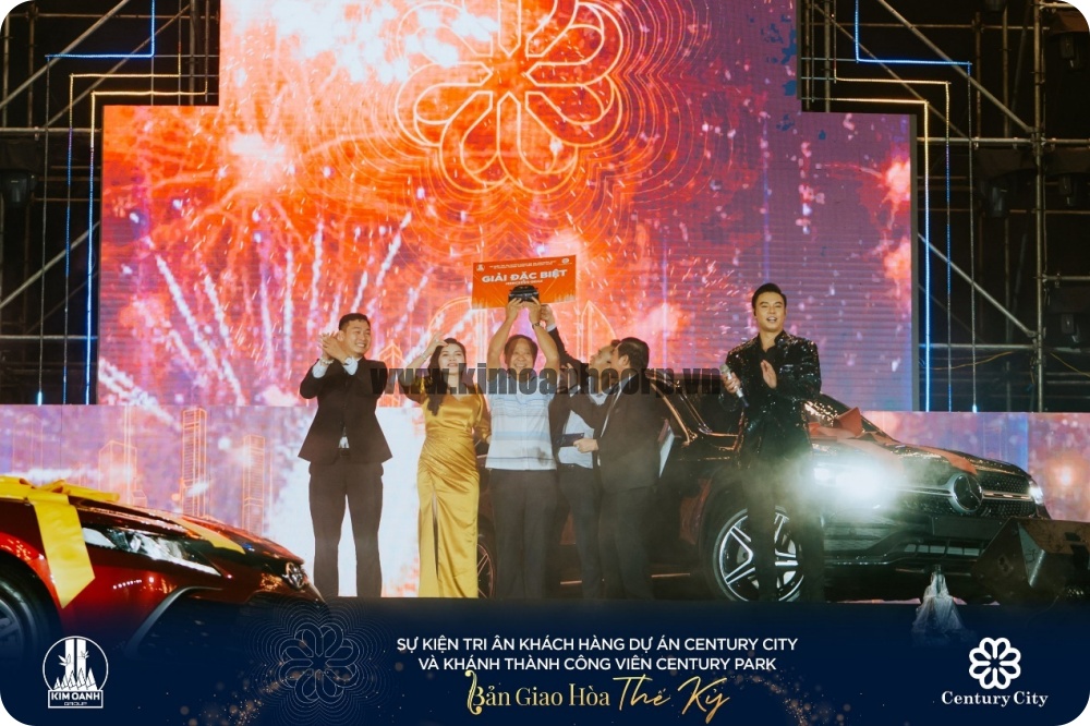 Sự kiện tri ân khách hàng Dự án Century City tại Đồng Nai với tổng giá trị giải thưởng lên đến 20 tỷ đồng.