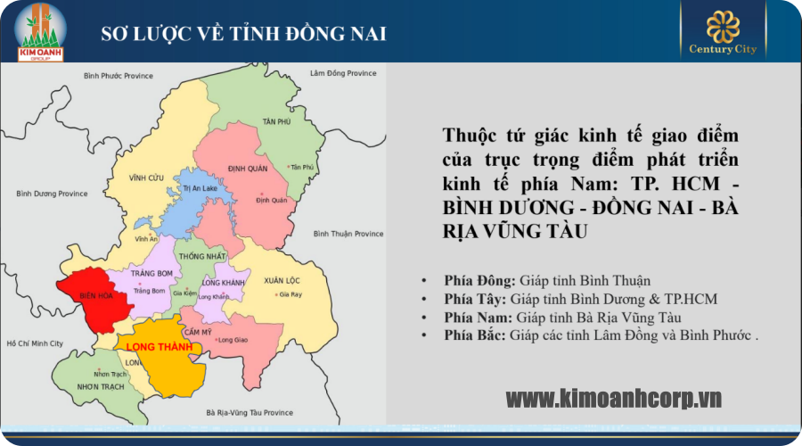 Sơ lược về Tỉnh Đồng Nai nơi có dự án cấp quốc gia Sân Bay Quốc Tế Long Thành.