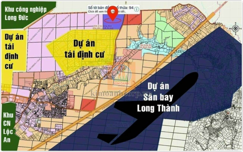 Dự án Century City của Kim Oanh Group chỉ cách Sân Bay Quốc Tế Long Thành 2km.