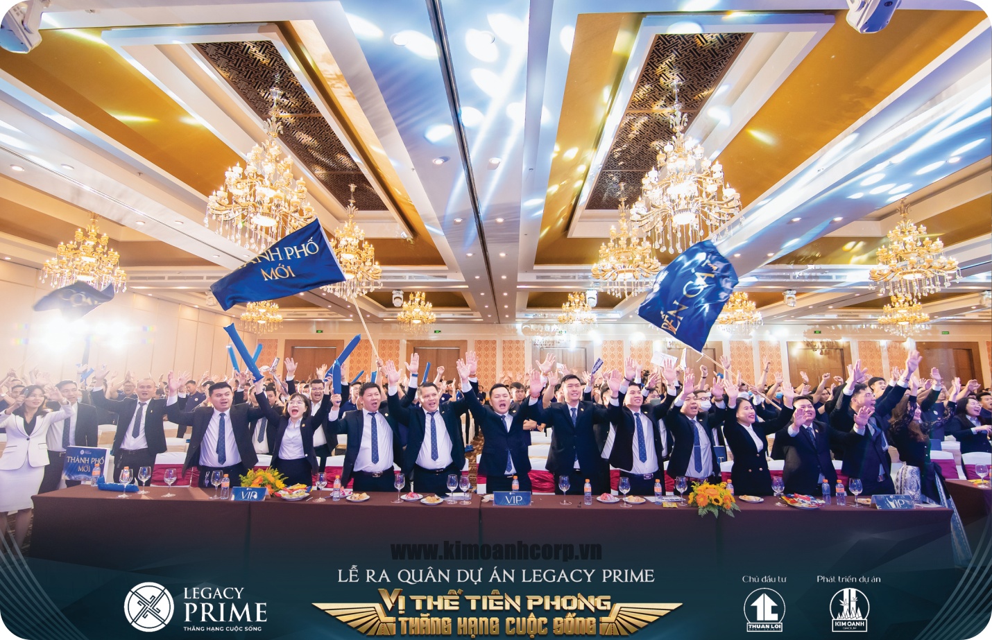 Lễ ra quân Legacy Prime với 1.000 chuyên viên kinh doanh của Kim Oanh Group.