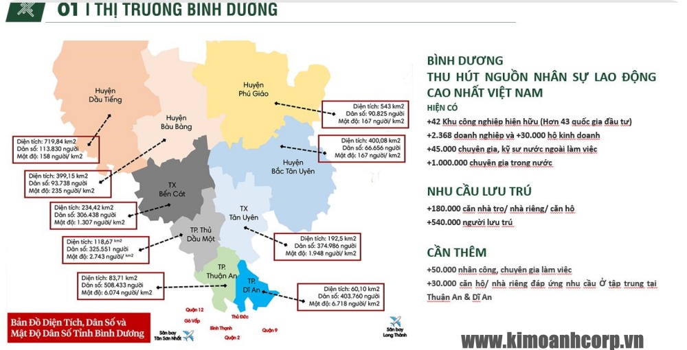 Sơ lược thị trường Bình Dương.