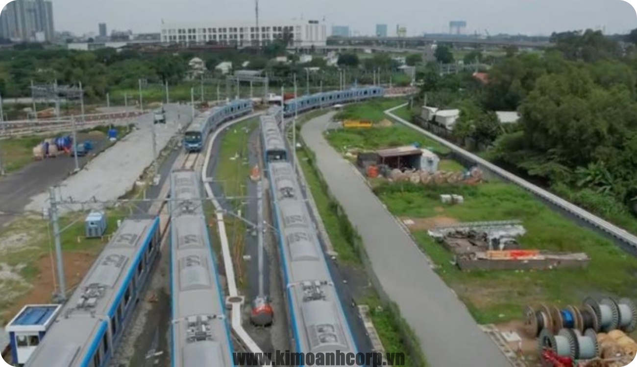 Dự kiến cuối tháng 08/2022 sẽ chạy thử một đoạn ở Depot Long Bình.